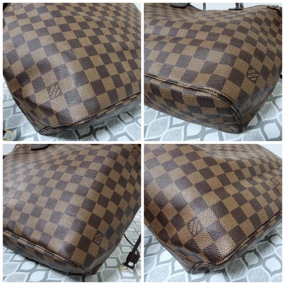 Authentic Louis Vuitton Damier Ebene Neverfull MM